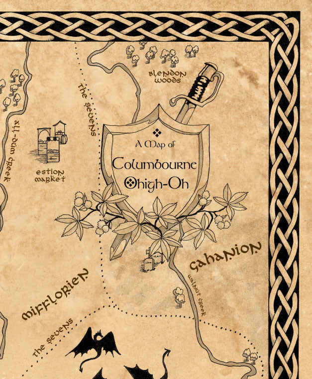 Columbus Ohio Fantasy Map