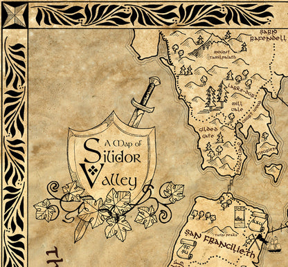 Silicon Valley Fantasy Map