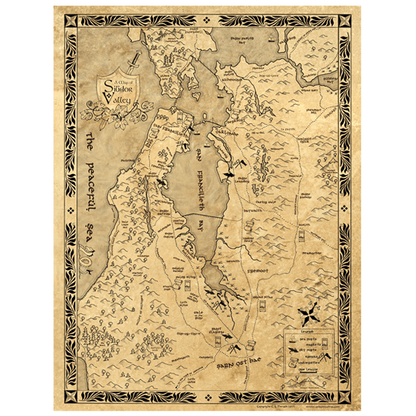 Silicon Valley Fantasy Map