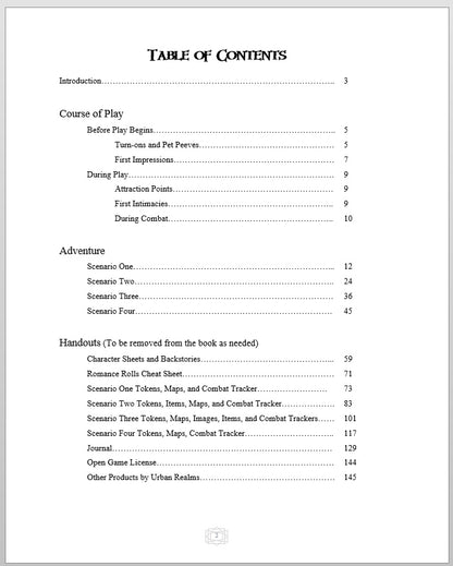 Rescue of the Blackthorn Clan: A Couple's Adventure Module